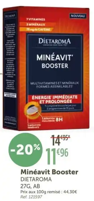 L'Eau Vive DIETAROMA Minéavit Booster offre