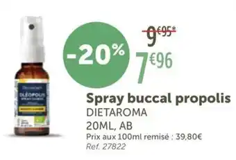 DIETAROMA Spray buccal propolis