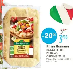 L'Eau Vive BONNETERRE Pinsa Romana offre