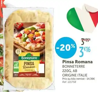 L'Eau Vive BONNETERRE Pinsa Romana offre