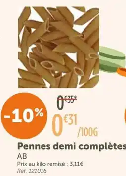 L'Eau Vive AB Pennes demi complètes offre