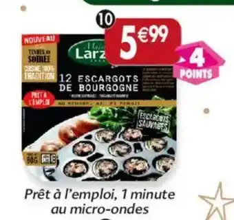 Maximo 12 escargots sauvages de bourgogne offre