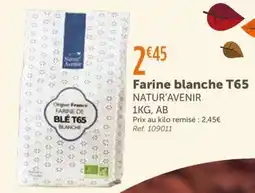 L'Eau Vive NATUR'AVENIR Farine blanche T65 offre