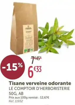 L'Eau Vive LE COMPTOIR D'HERBORISTERIE Tisane verveine odorante offre