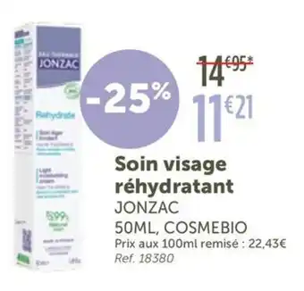 L'Eau Vive JONZAC Soin visage réhydratant offre