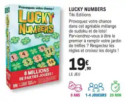 E.Leclerc Espace Culturel LUCKY NUMBERS Tiki Editions offre
