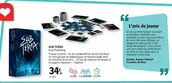 E.Leclerc Espace Culturel SUB TERRA Nuts Publishing offre