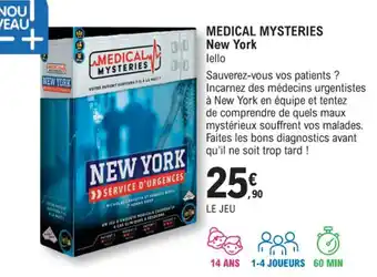 E.Leclerc Espace Culturel MEDICAL MYSTERIES New York lello offre