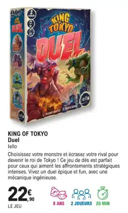 E.Leclerc Espace Culturel KING OF TOKYO Duel lello offre
