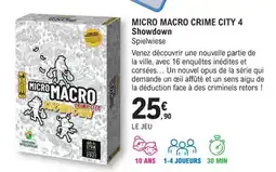 E.Leclerc Espace Culturel MICRO MACRO CRIME CITY 4 Showdown Spielwiese offre