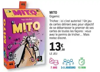 E.Leclerc Espace Culturel MITO Gigamic offre