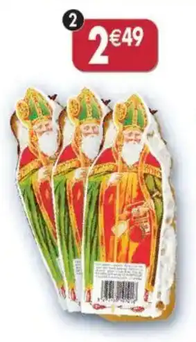 Maximo 3 petits saint-nicolas pain d'épices offre