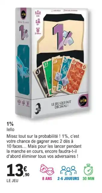 E.Leclerc Espace Culturel 1% lello offre