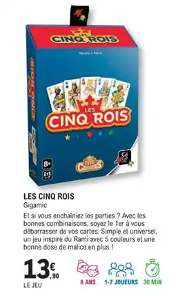 E.Leclerc Espace Culturel LES CINQ ROIS Gigamic offre