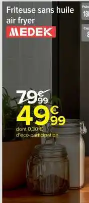 Carrefour Market Friteuse sans huile Air fryer offre