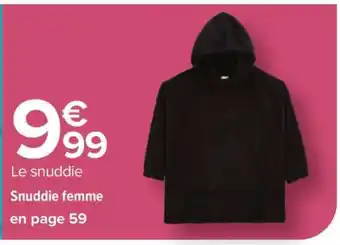 Carrefour Market Le snuddie offre