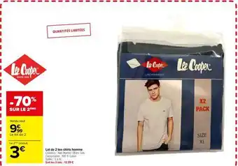 Lot de 2 tee-shirts homme