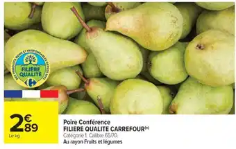 Carrefour Market Poire Conférence offre