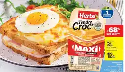 Carrefour Market Tendre Croc' Maxi Jambon & Fromage offre