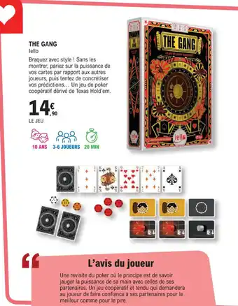 E.Leclerc Espace Culturel THE GANG lello offre