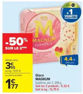 Carrefour Market Glace MAGNUM offre