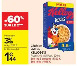 Carrefour Market Céréales Maxi KELLOGG'S offre