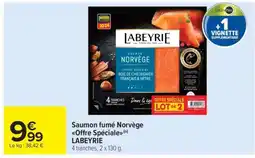 Carrefour Market Saumon fumé Norvège Offre Spéciale offre