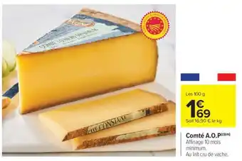 Carrefour Market Comté A.O.P offre