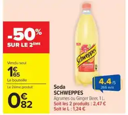 Carrefour Market Soda SCHWEPPES offre