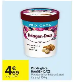 Carrefour Market Pot De Glace Häagen-Dazs offre