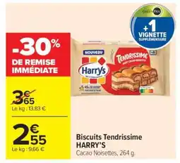 Carrefour Market Biscuits Tendrissime HARRY’S offre