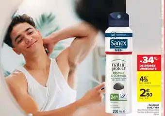 Carrefour Market DÉODORANT SANEX MEN offre
