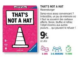 E.Leclerc Espace Culturel THAT'S NOT A HAT Ravensburger offre