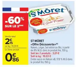 Carrefour Market ST MÔRET Offre découverte offre
