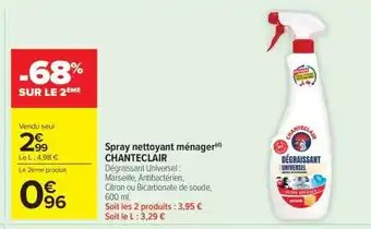 Carrefour Market SPRAY NETTOYANT MENAGER “CHANTECLAIR” offre