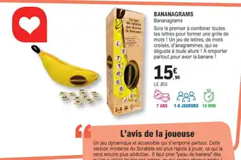 E.Leclerc Espace Culturel BANANAGRAMS Bananagrams offre