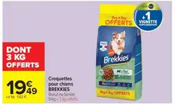 Carrefour Market Croquettes pour chiens BREKKIES offre