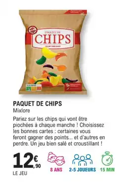 E.Leclerc Espace Culturel PAQUET DE CHIPS Mixlore offre