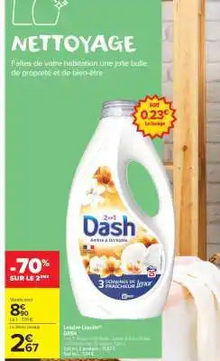 Carrefour Market LESSIVE LIQUIDE DASH offre