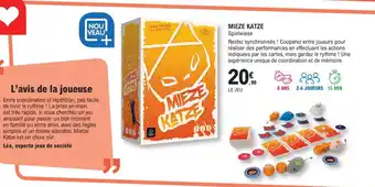 E.Leclerc Espace Culturel MIEZE KATZE Spielwiese offre