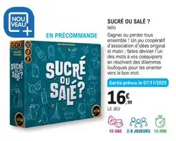 E.Leclerc Espace Culturel SUCRÉ OU SALÉ ? lello offre
