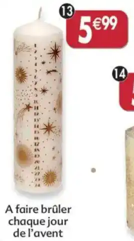 Maximo Bougie de l'avent offre