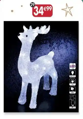 Maximo Renne lumineux pour extérieur offre