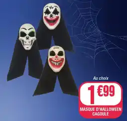 La Foir'Fouille Masque d'halloween cagaule offre