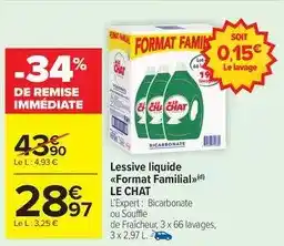 La queue du chat - lessive liquide format familial