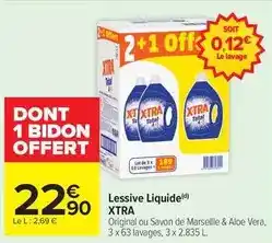 X-tra - lessive liquide