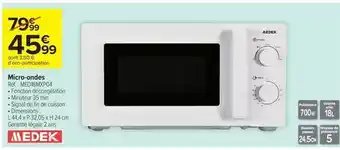 Carrefour Drive Signal - micro-ondes offre