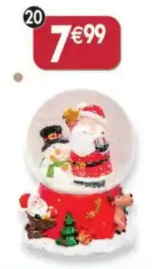 Maximo Boule à neige père noël offre