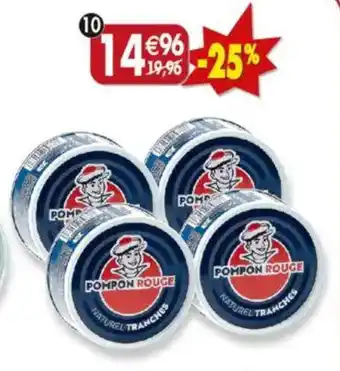 Maximo Lot de 4 boîtes de tranche de thon albacore au naturel offre