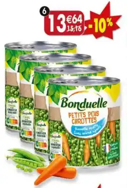 Maximo Lot de 4 boîtes 4 4 de petits pois carottes offre